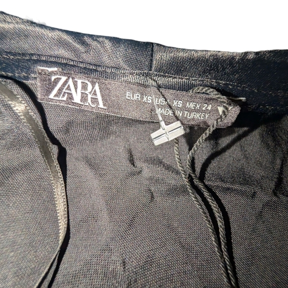 NWOT**Zara Black Bodycon Dress - Picture 5 of 7